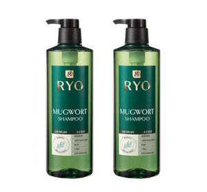 2 x Ryo New Mugwort Shampoo 800ml from Korea