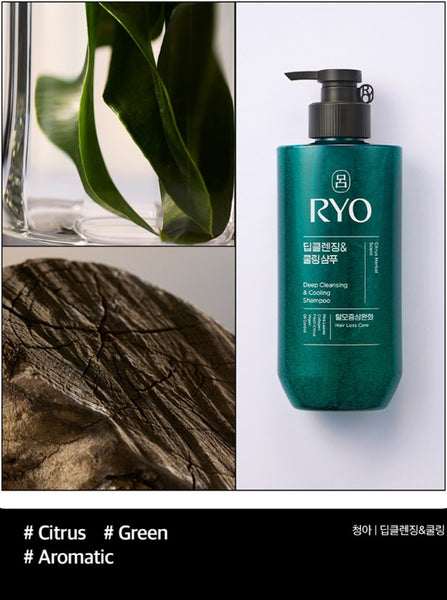 Ryo New Cheonga Deep Cleansing & Cooling Shampoo 480ml from Korea by Ryo