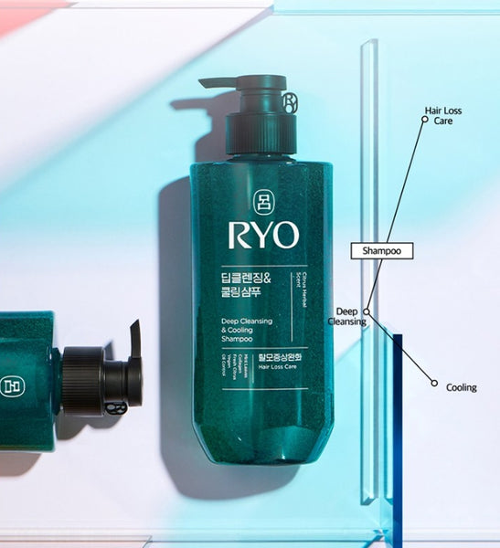 Ryo New Cheonga Deep Cleansing & Cooling Shampoo 480ml from Korea by Ryo