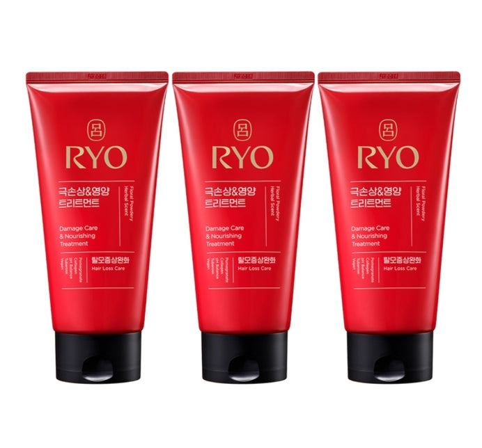 3 x Ryo New Hambit Damage Care & Nourishing Treatment 300ml from Korea by Ryo