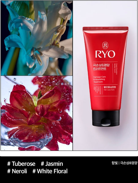 Ryo New Hambit Damage Care & Nourishing Shampoo 480ml + Ryo New Hambit Damage Care & Nourishing Treatment 300ml from Korea by Ryo