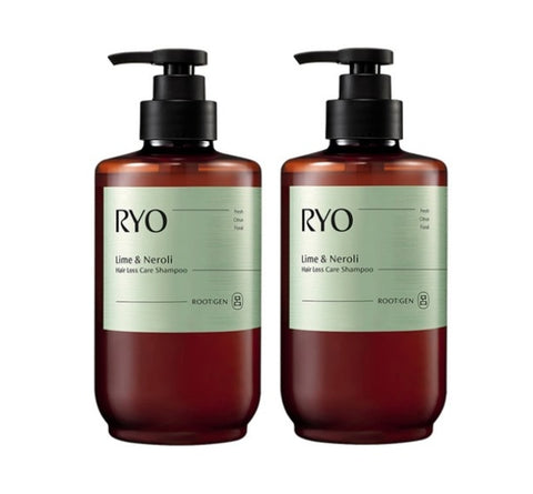 2 x Ryo ROOT:GEN Lime & Neroli Hair Loss Care Shampoo 515ml from Korea