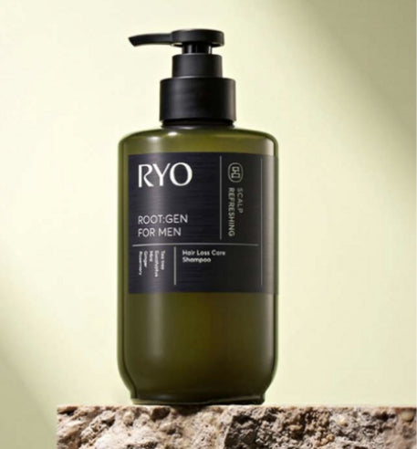 2 x Ryo ROOT:GEN for Men Scalp Refreshing Hair Loss Care Shampoo 353ml from Korea