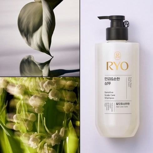 Ryo New Sensitive Scalp Care Shampoo 480ml from Korea by Ryo