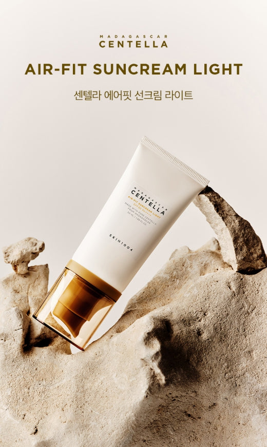 2 x SKIN1004 Madagascar Centella Air-Fit Suncream Light 50ml from Korea