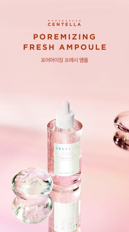 2 x SKIN1004 Madagascar Centella Poremizing Fresh Ampoule 100ml from Korea
