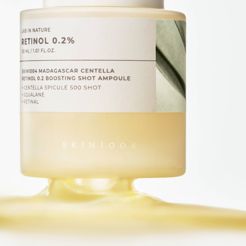 SKIN1004 Madagascar Centella Retinol 0.2 Boosting Shot Ampoule 30ml from Korea