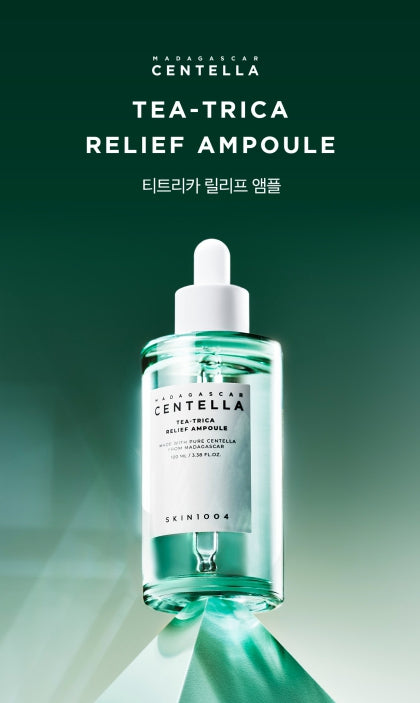 2 x SKIN1004 Madagascar Centella Tea-Trica Relief Ampoule 100ml from Korea