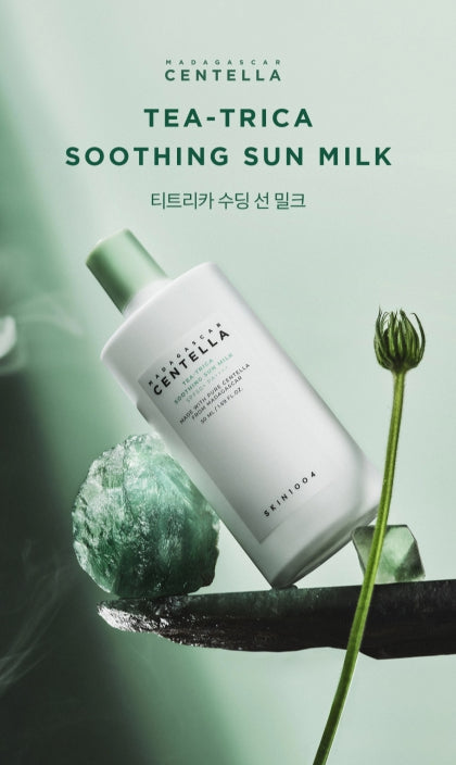 2 x SKIN1004 Madagascar Centella Tea-Trica Soothing Sun Milk 50ml from Korea