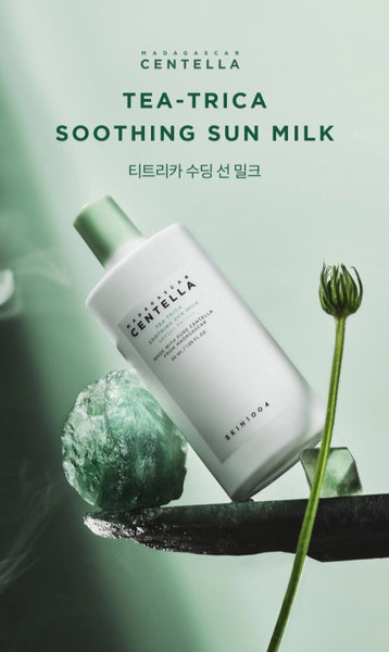 2 x SKIN1004 Madagascar Centella Tea-Trica Soothing Sun Milk 50ml from Korea
