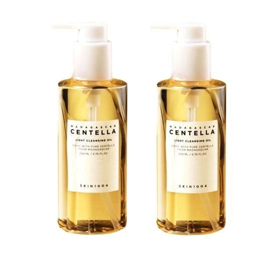 2 x SKIN1004 Madagascar Centella Light Cleansing Oil 200ml from Korea