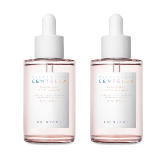 2 x SKIN1004 Madagascar Centella Poremizing Fresh Ampoule 100ml from Korea