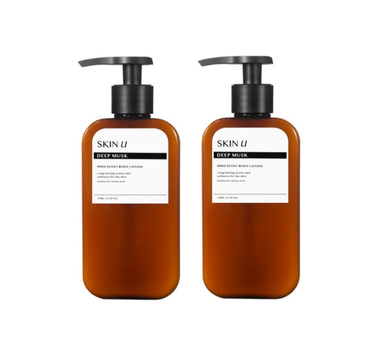 2 x HAPPY BATH Skin U Innoscent Deep Musk Lotion 350g from Korea by HAPPY BATH