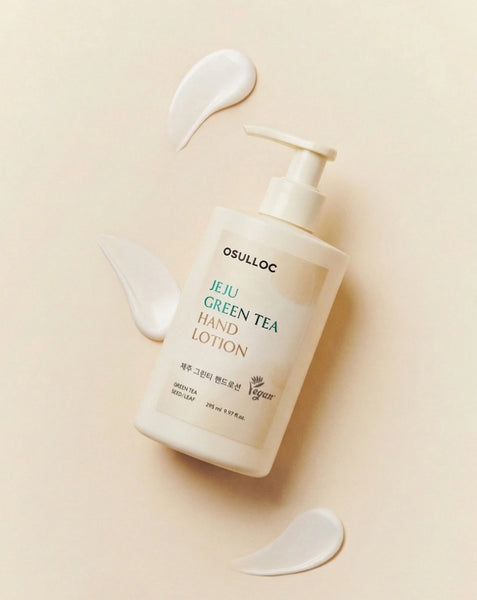 2 x OSULLOC Jeju Green Tea Hand Lotion 295ml from Korea