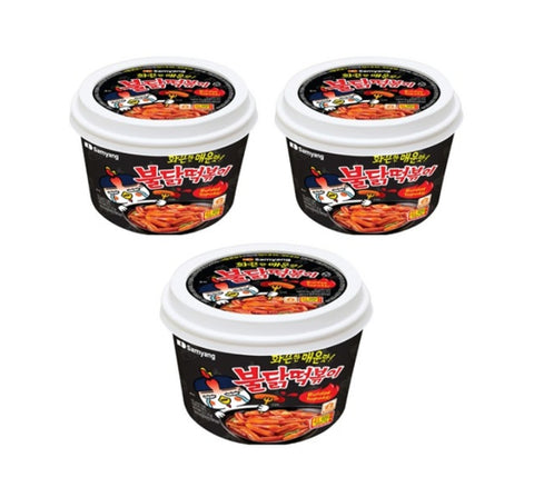 3 x Samyang Buldak Topokki Bowl 185g from Korea by Samyang