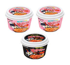 Samyang Buldak Topokki Bowl 185g(1 ea) +Carbo Buldak Topokki Bowl 179g(2 ea) from Korea by Samyang