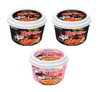 Samyang Buldak Topokki Bowl 185g(2ea) +Carbo Buldak Topokki Bowl 179g (1ea) from Korea by Samyang