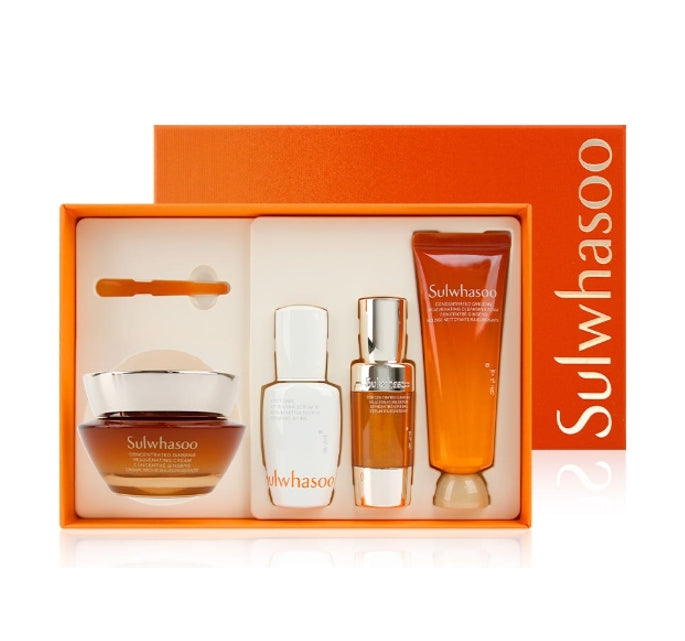 Sulwhasoo Konzentriertes Ginseng-Verjüngungscreme-Set (4 Artikel) aus Korea + Proben (4 Artikel)
