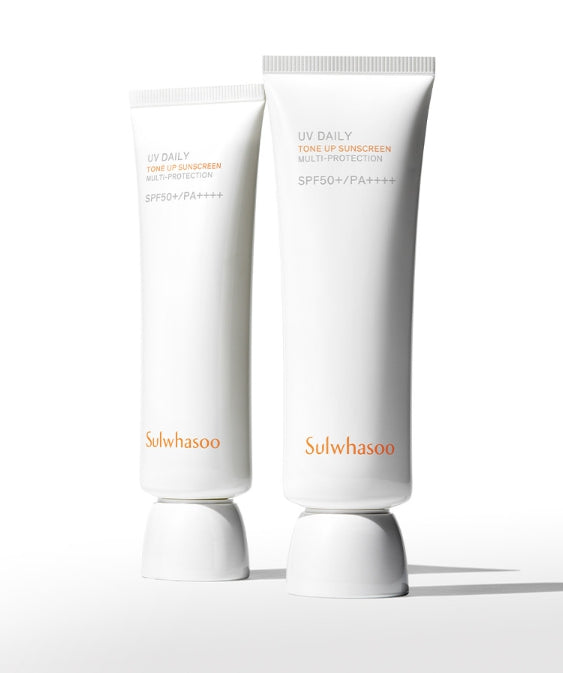 Sulwhasoo UV Daily Tone Up Sunscreen Multi-protection 50ml SPF50+ PA++++ from Korea + Samples(2 Items) by Sulwhasoo