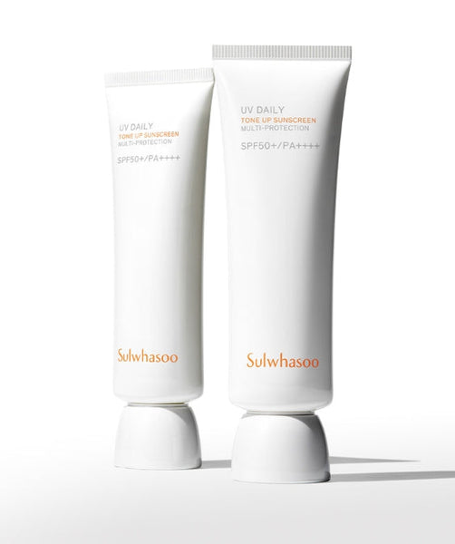 2 x Sulwhasoo UV Daily Tone Up Sunscreen Multi-protection 50ml SPF50+ PA++++ from Korea + Samples(2 Items) by Sulwhasoo