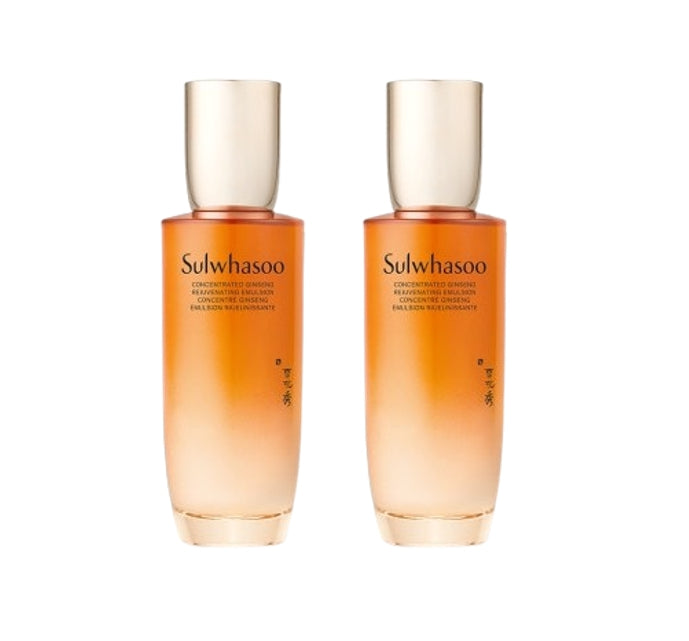 2 x Sulwhasoo Concentrated Ginseng Rejuvenating Emulsion 125ml from Korea by Sulwhasoo