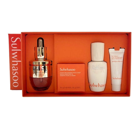 Sulwhasoo Concentrated Ginseng Rescue Ampoule Set (4 Items) from Korea by Sulwhasoo