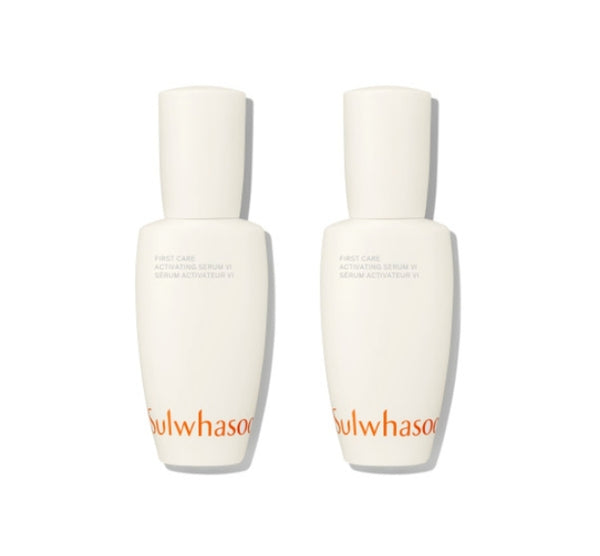 2 x Sulwhasoo First Care Activating Serum 6 Generation 60ml from Korea + Samples(2 Items) by Sulwhasoo