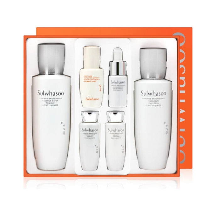 Sulwhasoo Lumiwise Brightening Care Set (6 Items) from Korea