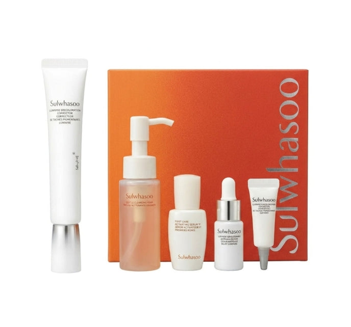 Sulwhasoo Lumiwise Discoloration Corrector Set (5 Items) from Korea