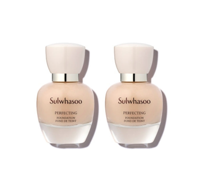 2 x Sulwhasoo Perfecting Foundation Glow 35ml 10 Colours from Korea + Samples(2 Items) by Sulwhasoo