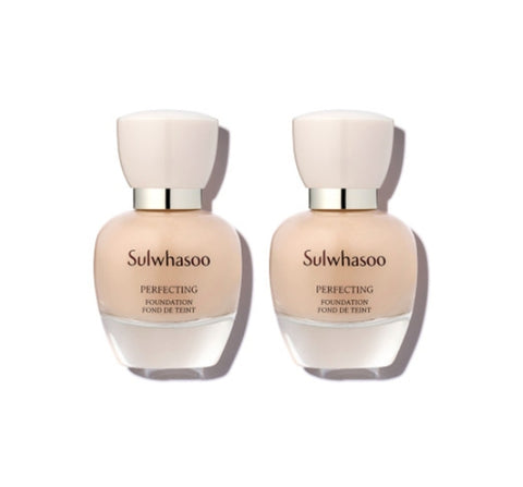 2 x Sulwhasoo Perfecting Foundation Glow 35ml 10 Colours from Korea + Samples(2 Items) by Sulwhasoo