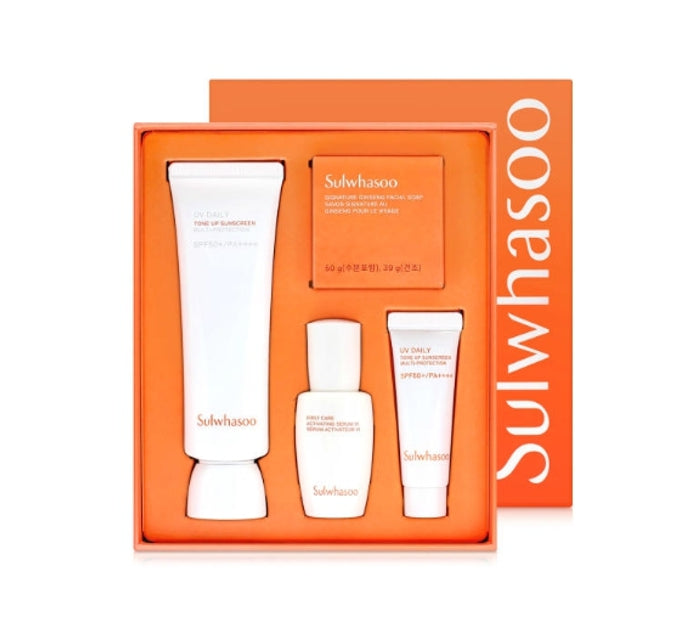 Sulwhasoo UV Daily Essential Sunscreen Multi-protection Set (4 Items) from Korea by Sulwhasoo