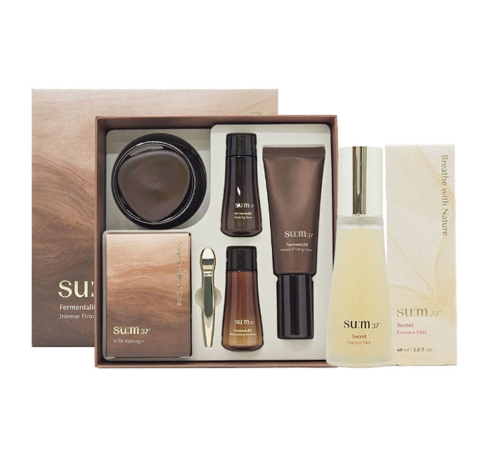 Su:m37 Fermentalift Intense Firming Cream Set (5 Items) May 2026 + Sample(1 Item) from Korea