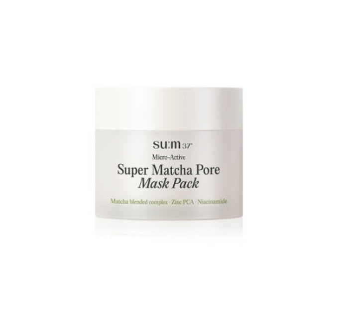 Su:m37 Micro-Active Super Matcha Pore Mask Pack 100ml from Korea by Su:m37