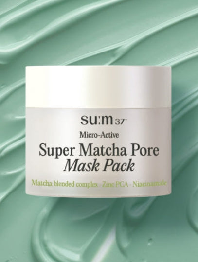 Su:m37 Micro-Active Super Matcha Pore Mask Pack 100ml from Korea by Su:m37