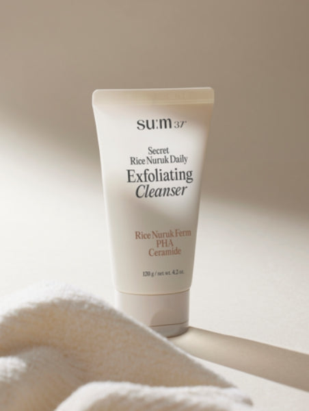Su:m37 Secret Rice Nuruk Daily Exfoliating Cleanser 120g from Korea by Su:m37