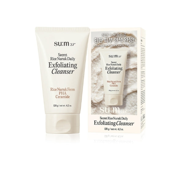 Su:m37 Secret Rice Nuruk Daily Exfoliating Cleanser 120g from Korea by Su:m37