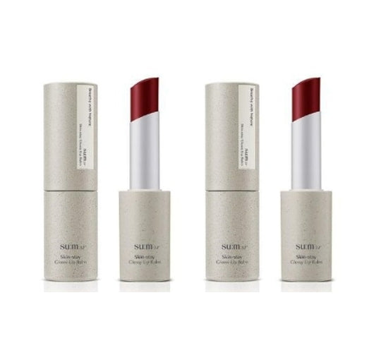 2 x Su:m37 Skin-stay Glossy Lip Balm 4.5g, 2 Colours from Korea by Su:m37