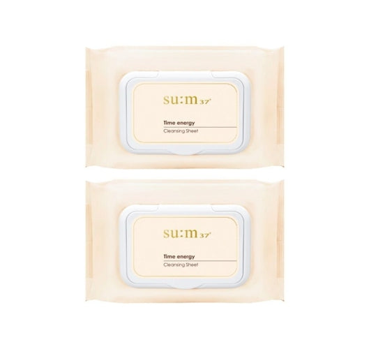2 x Su:m37 Time Energy Cleansing Sheet 50ea from Korea by Su:m37