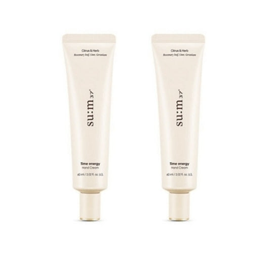 2 x Su:m37 Time Energy Hand Cream 60ml from Korea by Su:m37