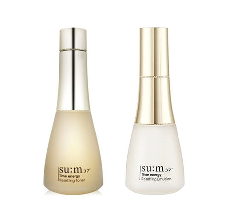 Su:m37 Time Energy Resetting Toner + Emulsion Set (2 Items) from Korea by Su:m37