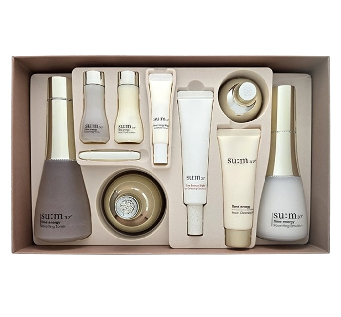 Su:m37 Time Energy Skincare Aug. 2026 Set (9 Itmes) from Korea