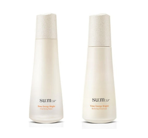 Su:m37 Time energy Bright Clarify Toner + Refining Emulsion Set (2 Items) from Korea by Su:m37