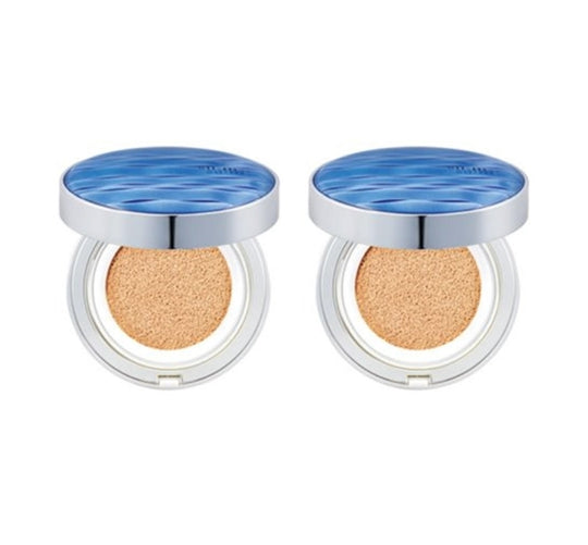 2 x Su:m37 Water-full CC Cushion Perfect Finish Main+Refill or Refill SPF50+ PA+++ from Korea by Su:m37