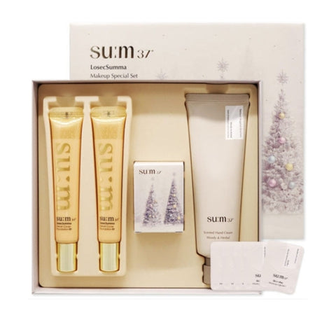 Su:m37 LosecSumma Velvet Cover Foundation Holiday Limited Edition #1 Nov. 2025 Set(4 Items) from Korea