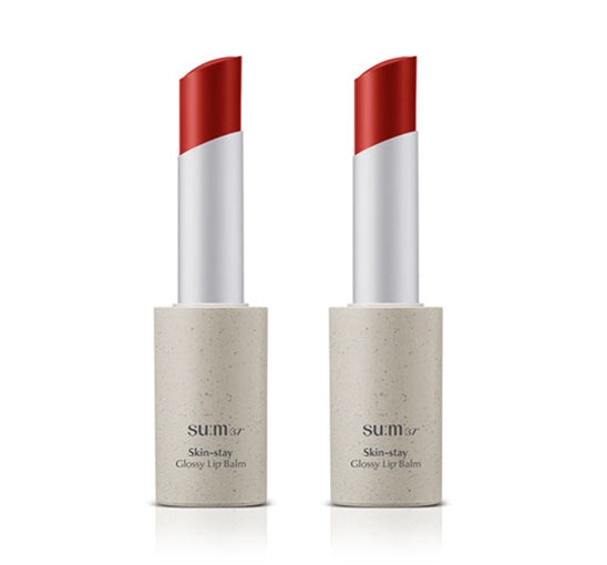 2 x Su:m37 Skin-stay Glossy Lip Balm 4.2g, 3 Colours from Korea