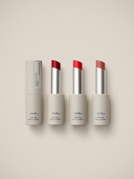2 x Su:m37 Skin-stay Glossy Lip Balm 4.2g, 3 Colours from Korea