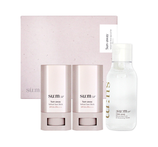 Su:m37 Sun-Away Velvet Sun Stick 18 גרם, SPF50+ PA++++ מקוריאה