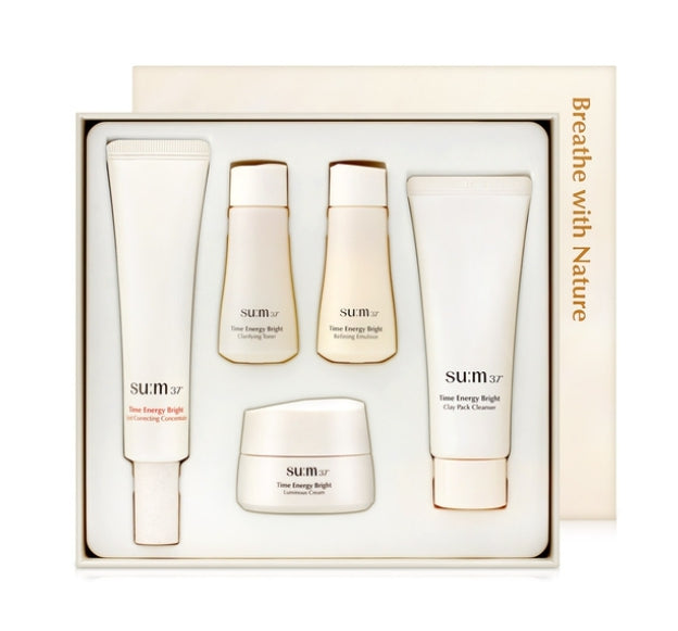 Su:m37 Time Energy Bright Spot Correcting Concentrate July 2025 Set (5 Items) from Korea by Su:m37