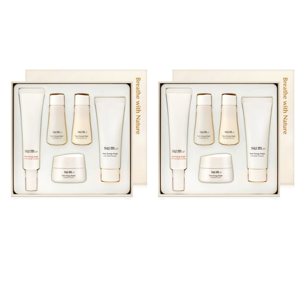 2 x Su:m37 Time Energy Bright Spot Correcting Concentrate July 2025 Set (5 Items) from Korea by Su:m37